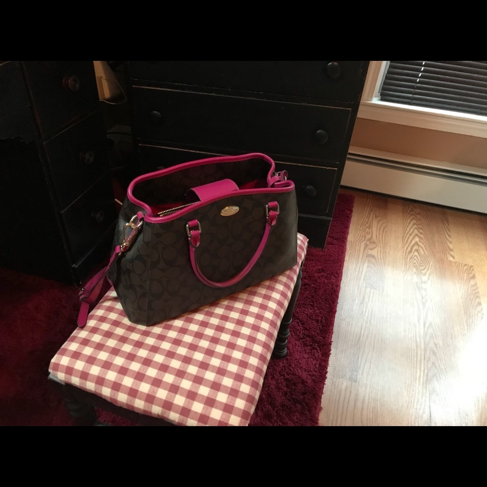 Coach signature satchel